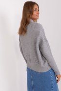 Sweter Damski Model AT-SW-2368.36X Grey - AT AT