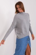 Sweter Damski Model AT-SW-2368.36X Grey - AT AT