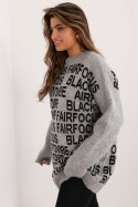 Sweter Damski Model BA-SW-0546.07 Grey - Badu Badu