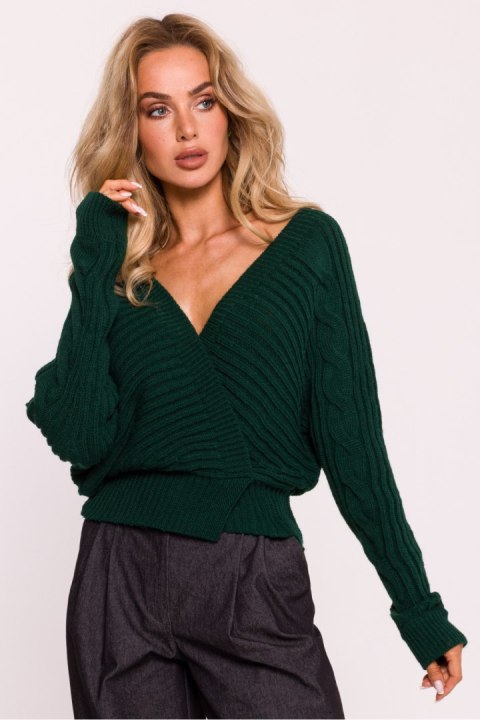 Sweter Damski Model MOE809 Green - Moe Moe