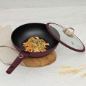 WOK TYTANOWY Z POKRYWĄ 28cm BERLINGER HAUS BH-8034 LEONARDO