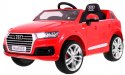 Audi Q7 Quattro S-Line na akumulator Czerwony + Pilot + Wolny Start + EVA + Radio MP3 LED