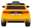 Audi Q8 Lift na akumulator dla dzieci Żółty + Pilot + EVA + Wolny Start + MP3 USB + LED