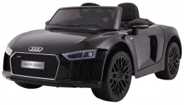 Audi R8 Spyder na akumulator Lakier Czarny + Pilot + EVA + Wolny Start + Radio MP3 + LED