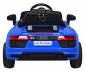 Audi R8 na akumulator dla dzieci Niebieski + Pilot + EVA + Wolny Start + MP3 LED