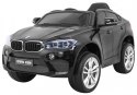 BMW X6M Elektryczne Autko dla dzieci Czarny + Pilot + EVA + Wolny Start + Panel audio + LED