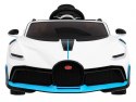 Bugatti Divo Autko na akumulator dla dzieci Biały + Pilot + EVA + Wolny Start + LED MP3