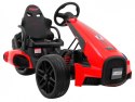 Gokart na akumulator Bolid XR-1 dla dzieci Czerwony + Regulowana kierownica + Profilowane siedzenie