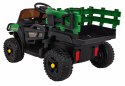 Autko Farmer Pick-up dla dzieci Zielony + Pilot + Bagażnik + Łopatka + EVA + MP3 LED