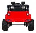 Autko Jeep Dark Night na akumulator dla dzieci Czerwony + Wolny Start + EVA + Audio LED