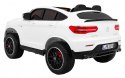 Auto Mercedes GLC 63S dla dzieci Biały + Napęd 4x4 + MP4 + LED + Ekoskóra + Wolny Start + EVA