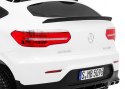 Auto Mercedes GLC 63S dla dzieci Biały + Napęd 4x4 + MP4 + LED + Ekoskóra + Wolny Start + EVA