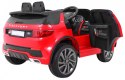 Land Rover Discovery dla dzieci Czerwony + Pilot + 5-pkt pasy + Regulacja siedzenia + EVA + MP3 LED