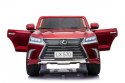 Lexus LX570 Lakierowane Autko dla 2 dzieci Czerwony + Pilot + Koła EVA + Radio MP3 LED