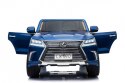 Lexus LX570 Lakierowane Autko dla 2 dzieci Niebieski + Pilot + Koła EVA + Radio MP3 LED