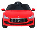 Maserati Ghibli na akumulator dla dzieci Czerwony + Pilot + Wolny Start + EVA + MP3 USB + LED