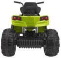 Quad ATV na akumulator dla dzieci Zielony + Koła EVA + Radio MP3 + LED + Wolny Start