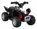 Quad Honda 250X TRX na akumulator Czarny + Klakson + LED + Ekoskóra