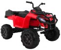 Quad XL ATV 2,4GHz na akumulator dla dzieci Czerwony + Pilot + Napęd 4x4 + Bagażnik + Wolny Start + EVA + Audio LED