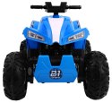 Quad na akumulator Sport Run dla dzieci Niebieski + Napęd 4x4 + LED + Radio MP3