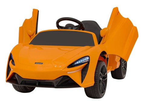 McLaren Artura na akumulator dla dzieci Pomarańczowy + Napęd 4x4 + Pilot + Wolny Start + EVA + Audio LED