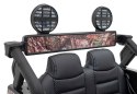 Toyota FJ Cruiser dla dzieci Czarny Liście + Pilot + Napęd 4x4 + Audio LED + EVA + Wolny Start