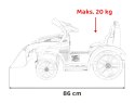 Traktor Spychacz G320 dla najmłodszych dzieci Czerwony + Ruchoma łyżka + Melodie + Klakson + Światła LED