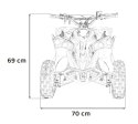 Pojazd Quad Spalinowy RENEGADE HIPERFECT 49CC Czerwony