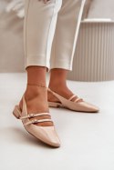 Baleriny Model Bialettia YK-05 Beige - Step in style Step in style