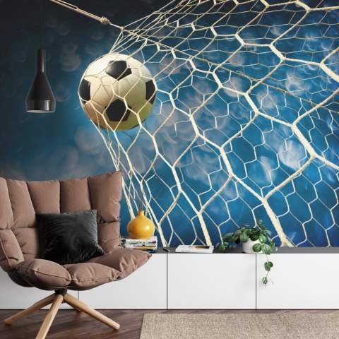 Fototapeta 3D Sport, Piłka Nożna Vinyl Gładki 416x254 FT-1772-VGXXXL