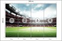 Fototapeta 3D Stadion Piłkarski Vinyl Strukturalny 368x280 FT-1805-VS10