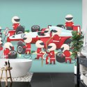 Fototapeta Pit Stop Bolidu F1 Flizelina Zmywalna 416x290 FT-3785-VEMLXXXXL