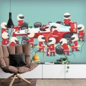 Fototapeta Pit Stop Bolidu F1 Vinyl Strukturalny 360x240 FT-3785-VS360-240