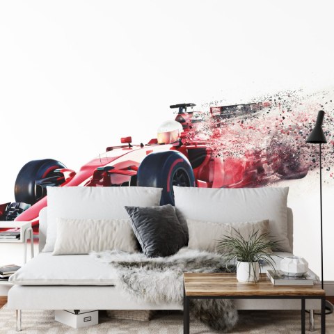 Fototapeta Abstrakcyjny Bolid F1 Vinyl Gładki 416x290 FT-3787-VGXXXXL