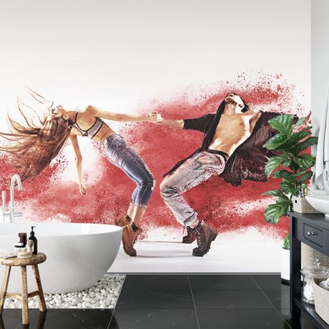 Fototapeta Hip-Hopowa Para Taneczna Vinyl Strukturalny 360x240 FT-3818-VS360-240