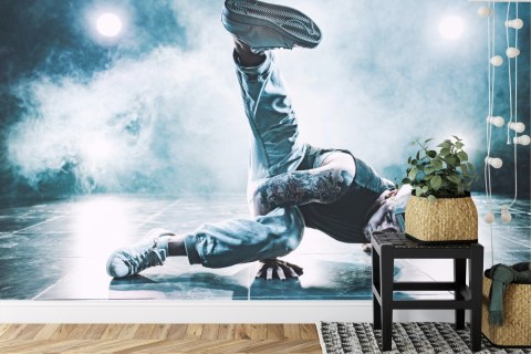 Fototapeta Tancerz Breakdance Podczas Występu Flizelina 450x300 FT-3822-VE450-300