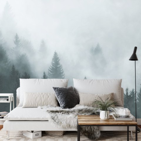 Fototapeta Las We Mgle Vinyl Gładki 312x219 FT-24-VGXXL