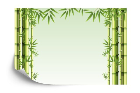 Fototapeta Malowany Bambusowy Las Vinyl Strukturalny 368x280 FT-2480-VS10