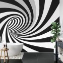 Fototapeta 3D Tunel-Czarno-Biała Vinyl Strukturalny 416x254 FT-29-VSXXXL