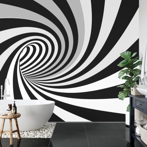 Fototapeta 3D Tunel-Czarno-Biała Vinyl Strukturalny 416x254 FT-29-VSXXXL