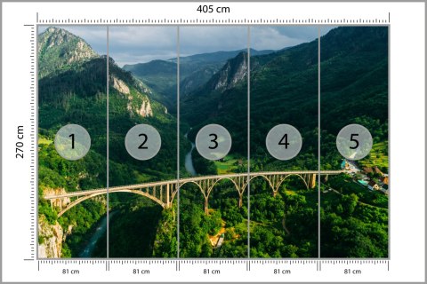 Fototapeta Most 3D Vinyl Gładki 405x270 FT-129-VG405-270