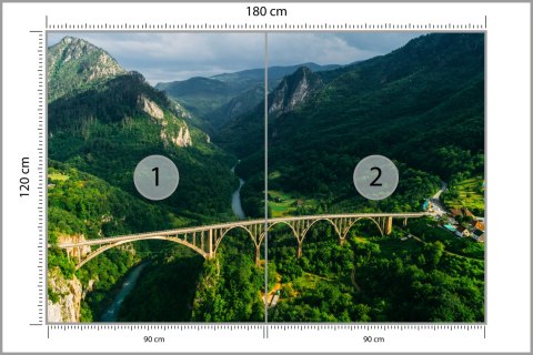 Fototapeta Most 3D Vinyl Strukturalny 180x120 FT-129-VS180-120