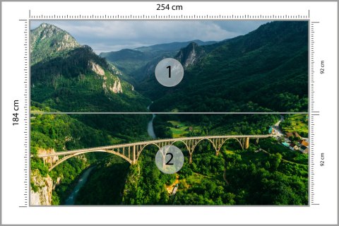 Fototapeta Most 3D Vinyl Strukturalny 254x184 FT-129-VS4