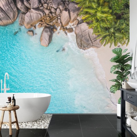 Fototapeta Plaża Ocean Palmy Vinyl Strukturalny 368x254 FT-384-VS8