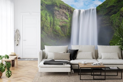 Fototapeta Wodospad Skógafoss Vinyl Strukturalny 360x240 FT-559-VS360-240