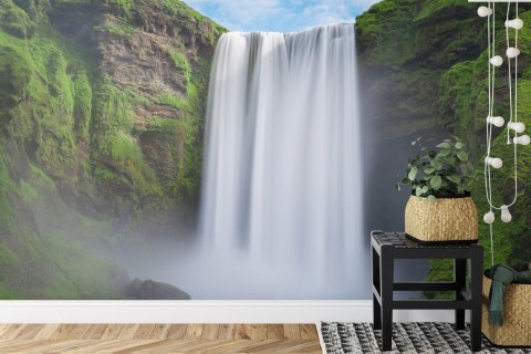 Fototapeta Wodospad Skógafoss Vinyl Strukturalny 400x280 FT-559-VS400-280
