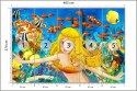 Fototapeta Dla Dzieci-Syrenka I Ryby Vinyl Strukturalny 405x270 FT-1140-VS405-270