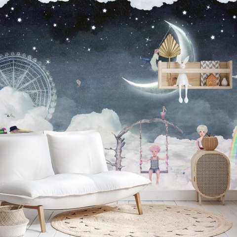 Fototapeta Bajkowe Miasto W Chmurach Tapeta Samoprzylepna 180x120 FT-2311-SK180-120