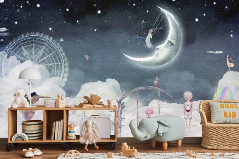 Fototapeta Bajkowe Miasto W Chmurach Tapeta Samoprzylepna 180x120 FT-2311-SK180-120