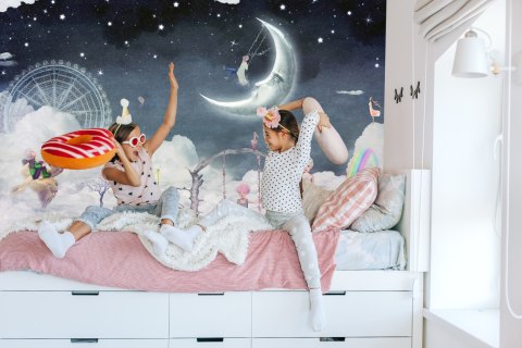 Fototapeta Bajkowe Miasto W Chmurach Tapeta Samoprzylepna 180x120 FT-2311-SK180-120